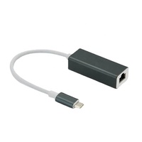 Adaptateur Ethernet USB 3.0 Type C mâle vers RJ45 femelle Adaptateur réseau Gigabit Carte réseau USB C vers RJ45 Hub USB