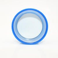Peut ajouter la doublure de joint, 28/410 28mm bleu plastique PP matériel capuchon résistant aux enfants CRC capuchon à l'épreuve des enfants pour la médecine chimique