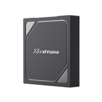 Boîtier décodeur personnalisable XS97 ATV GEN2 Allwinner H618 4K Streaming Android 12 OTT TV Box 2 Go 16 Go Smart TV Box avec mise à jour OTA