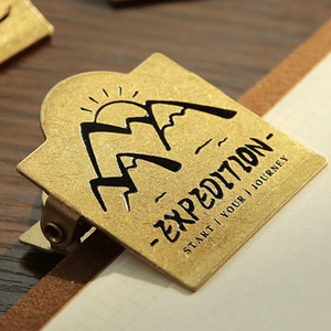 Clip de poche en cuivre pur avec <span class=keywords><strong>logo</strong></span> personnalisé, clip en laiton pour papier <span class=keywords><strong>TN</strong></span>, pour usage au bureau, planche à croquis, classeur, clip en métal pour planche à dessin - Product Image 4