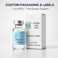 Étiquettes holographiques personnalisées pour flacons, autocollants adhésifs imperméables et résistants au froid, et boîtes pour l'emballage de flacons pharmaceutiques