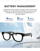 Nouvelles lunettes intelligentes à IA avec écran OLED, caméra, étanches, contrôle par application Wi-Fi, enregistrement vidéo/photo et traduction
