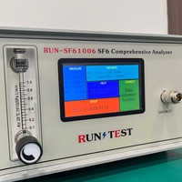 Analyseur de gaz SF6, testeur de pureté, testeur de point de rosée, 3 en 1, testeur de gaz SF6 électronique complet, précision de 0,2 niveau