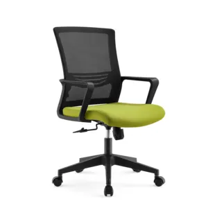 Vendita diretta della fabbrica maglia compito sedia da ufficio girevole sedia per sala riunioni sillas de oficina