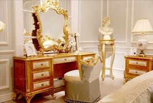 Europäische Villa Barock Schlafzimmermöbel Luxuriöses Massivholz Geschnitztes Stoffkunst 1,8 Meter Französisches Prinzessinnenbett - Product Image 4