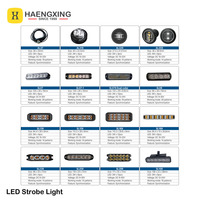 Nouvelle lampe stroboscopique de sécurité pour véhicule, 12V, 18W, étanche, synchronisation, matériau PC, 6 LED, clignotante ambre