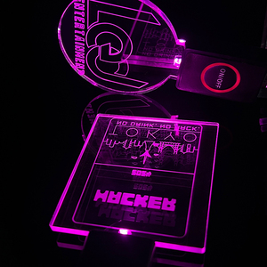 Sincen Soccer Football Fan Zone Fan Club Commercial Event Bulk Custom Logo Manufacturer Led Glow Light Lanyard