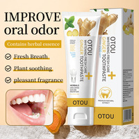 Dentifrice Herbal au Gingembre 100g Tube – Pâte Nettoyante Douce Quotidienne pour une Haleine Fraîche Longue Durée