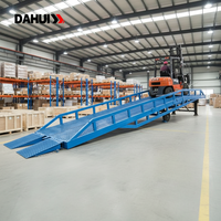 Rampe de chargement mobile portable de 6 tonnes, pont d'accès mobile DAHUI DCQY-6T, plateforme élévatrice hydraulique, tables élévatrices pour le chargement de conteneurs