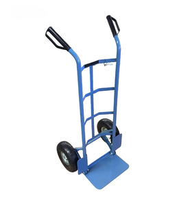 150 किलोग्राम क्षमता के बोरे ट्रक फोल्डिंग ट्रॉली हैंड कार्ट पैकिंग जिसमें ओएम निर्माण से गोदाम के उपयोग के लिए सुरक्षात्मक हैंडल के साथ बॉक्स में - Product Image 2