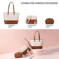 LOVEVOOK Vente en Gros Dropshipping 2021 Sacs de Luxe Designers pour Femme Fourre-tout Sacs à Main et Portefeuilles pour Femme Ensemble Sacs à Main Dame