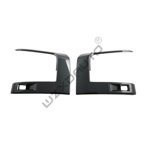 WZXD 2024 Customized Gloss Black Carbon Car Door Handle <b>Mirror</b> Lamp Trim ABS <b>Plastic</b> for Triton L200 - Product Image 5