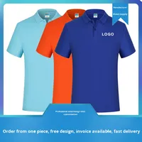 Polo PL01 à manches courtes, pull-over, vêtements de travail, logo personnalisé, publicité, col rabattu, t-shirt imprimé, texte, polyester/nylon