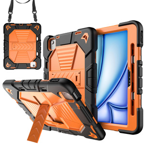 เคสกันกระแทกสำหรับ iPad Air 6 ขนาด 11 นิ้ว แบบหนาพิเศษ 3-in-1 ป้องกันรอบด้าน พร้อมที่เก็บปากกาในตัวและขาตั้ง - Product Image 6