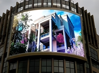 Écran publicitaire LED électronique HD 4K 2/3 mm pour extérieur/intérieur, étanche IP65, affichage couleur intégrale, luminosité 500-1500 cd 1