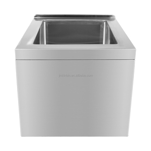 Stainless Steel <b>Mop</b> Sink, Commercial Kitchen Equipment <b>Cleaning</b> Basin for Hotel Restaurant Supplies - Product Image 3