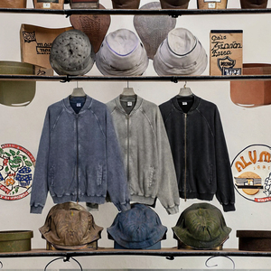 เสื้อแจ็คเก็ตทรงบลูซอน แขนยาว สไตล์เรโทร ผ้าฝ้าย 100% น้ำหนัก 450 กรัม รุ่นฤดูใบไม้ร่วง ปี 2026 ทรงหลวม แฟชั่น กันน้ำ ระบายอากาศได้ดี ใส่ได้ทั้งชายและหญิง - Product Image 3