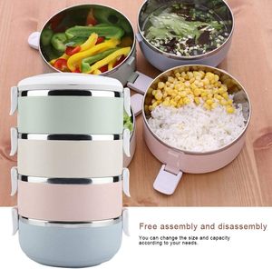 Factory Stainless Steel Tiffin <b>Box</b> for Kids Adults Foldable Eco-Friendly Bento Lunch <b>Box</b> 700-2800ml Capacity for Indoor/Outdoor - Product Image 4