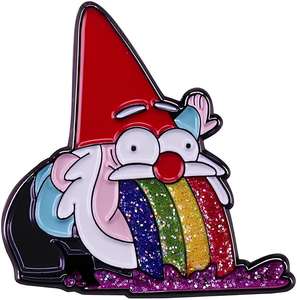 دبوس مينا صلب مخصص بشعار المصنع، بتصميم سانتا كلوز التقليدي والمرح، تذكار فنغ شوي، من سبيكة الزنك، مزين بالقماش اللامع، مع بطاقة تغليف، للبيع بالجملة - Product Image 1