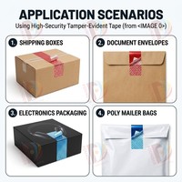 Etiqueta de Embalaje con Logotipo Personalizado, Código QR, Seguridad Antifalsificación, Sello de Garantía Void