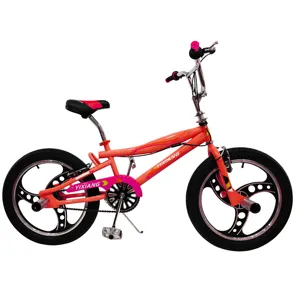 Gran oferta, bicicleta BMX de 16/20 pulgadas para niños, nuevo diseño, bicicleta deportiva para saltar, horquilla de acero, aplicación de medio tubo, ruedas pequeñas, precio barato