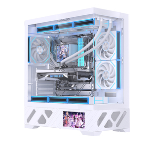 <span class=keywords><strong>Caja</strong></span> de <span class=keywords><strong>PC</strong></span> para Juegos LOVINGCOOL con Pantalla LCD, <span class=keywords><strong>Caja</strong></span> de Juego ATX de <span class=keywords><strong>Torre</strong></span> Completa, Carcasa Micro de Escritorio, Ventilador ARGB Templado, Chasis de Vidrio para Computadora - Product Image 2