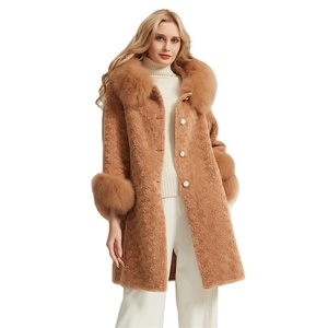 Abrigo Largo <span class=keywords><strong>con</strong></span> <span class=keywords><strong>Capucha</strong></span> de Lana y Forro de Poliéster para <span class=keywords><strong>Mujer</strong></span>, Marca Pudi, <span class=keywords><strong>con</strong></span> Botones al Frente, Estilo Casual, para Invierno, Modelo H903-A - Product Image 1