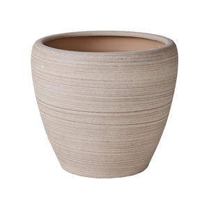 Recién llegado directo de fábrica: maceta de cerámica extragrande con amplia apertura para el hogar, sala de estar, decoración de plantas verdes - Product Image 1