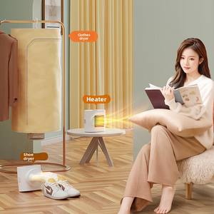 Séchoir 3-en-1 <span class=keywords><strong>pour</strong></span> chaussures et vêtements, pliable, portable, électrique, suspendu, avec minuterie intelligente, séchage rapide <span class=keywords><strong>pour</strong></span> camping-car et maison - Product Image 1