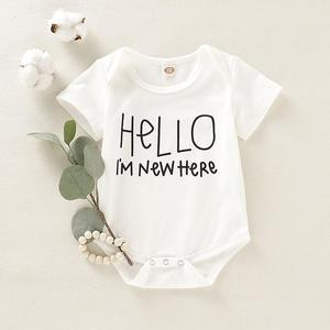 Arc-en-ciel pyjama bébé nouveau-né fille vêtements barboteuse bébé barboteuse <span class=keywords><strong>bio</strong></span> - Product Image 5