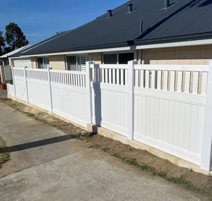 Hava koşullarına dayanıklı <span class=keywords><strong>PVC</strong></span> çit panel-dayanıklı, zarif, bahçe ve avlu gizliliği için mükemmel - Product Image 4