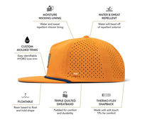 Gorra de Béisbol Personalizada Impermeable con Perforaciones, Estilo Hip-Hop Deportivo, 6-7 Paneles, Cierre a Presión, Visera Ancha, para Uso en Exteriores