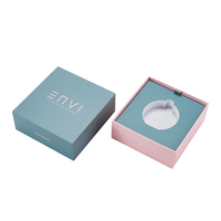 Boîtes d'emballage cadeau de soins de la peau imprimées de logo personnalisé argent or estampage couvercle en carton rigide et base de stratification mate