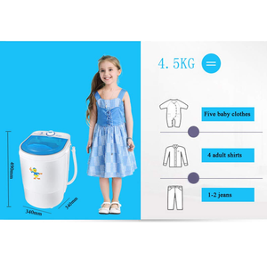 Wholesale <b>Portable</b> Mini Household <b>Washing</b> <b>Machine</b> New Condition with Plastic Housing Drying Parts Included - Product Image 3