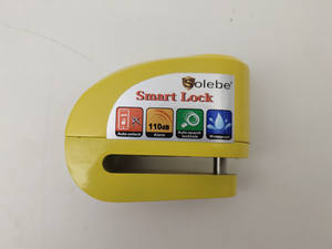 Akıllı App kontrollü su geçirmez motosiklet <span class=keywords><strong>alarm</strong></span>ı FREN DİSKİ kilit anti-hırsızlık bisiklet güvenlik sistemi - Product Image 4