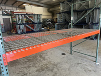 Plateau en treillis métallique pour rayonnage à palettes 1230*1005MM pour systèmes de rayonnage d'entrepôt