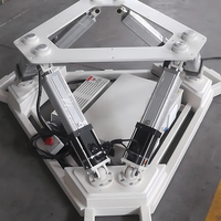 Plateforme de simulateur de vol haute précision 300 kg à 6 degrés de liberté, simulateur de conduite électrique 6DOF