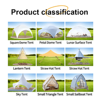 Tente de plage triangulaire compacte Coody, légère, imperméable, résistante aux UV, en toile, pour les centres de villégiature, facile à monter