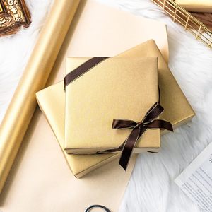 Shimmer Gold Wrapping <b>Paper</b> 17 In X 16.5 Ft Single Side Metallized <b>Paper</b> For Gift Wrapping - Product Image 2