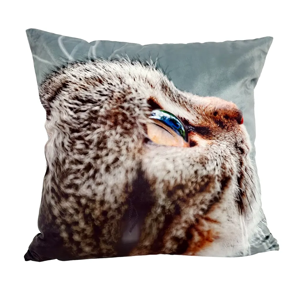 Sublimation Blank Printed Christmas Decorative Home Sofa Decor Throw Pillow Cushion Cases Custom Cushion Cover