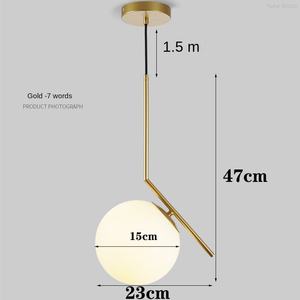 Lustre suspendu moderne de style ovale pour îlot de cuisine, restaurant, chevet, avec abat-jour en verre LED à intensité variable - Product Image 6