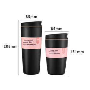 20oz mug personnalisé logo <b>cups</b> and mugs 600ml Small sip-through lid Leak-proof stainless steel travel mug - Product Image 3