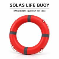Bouée de sauvetage rouge-orangée SOLAS en plastique, homologuée marine, OEM, pour la natation et le sauvetage, flotteur de sécurité pour la navigation