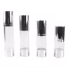 15ml 30ml 40ml 50ml Set Botol Plastik PP Airless dengan Pompa Vakum Aluminium untuk Pembersih Wajah, Krim, Losion, Kosmetik dengan Cetak Sablon