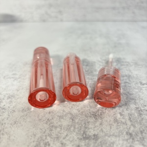 <b>Clear</b> Transparent PETG/AS Lip <b>Gloss</b> Tubes Cylinder Cosmetic Packaging Lip Oil Container Empty Bottle - Product Image 4
