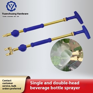 Single-Head &amp; Double-Head Metal <strong>Pull</strong> Rod <strong>Sprayer</strong> for Beverages &amp; Gardening Reciprocating Push-<strong>Pull</strong> Watering Device - Product Image 3