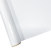 Rouleau d'autocollants pour tableau blanc électrostatique en PP durable, amovible, effaçable à sec, vinyle pour les tableaux de classe scolaire
