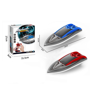 Perahu RC Kecepatan Tinggi ITTL 2.4G Jarak Kendali 50 Meter Perahu Mainan Mini Plastik - Product Image 1