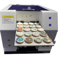 Impresora de Pasteles con Imágenes Coloridas, Impresora de Cama Plana A4 con Tinta Comestible para Chocolate y Repostería