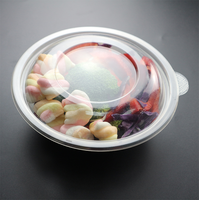 Bols à salade jetables en plastique transparent de 12oz 16oz 24oz 32oz à emporter Bol en plastique